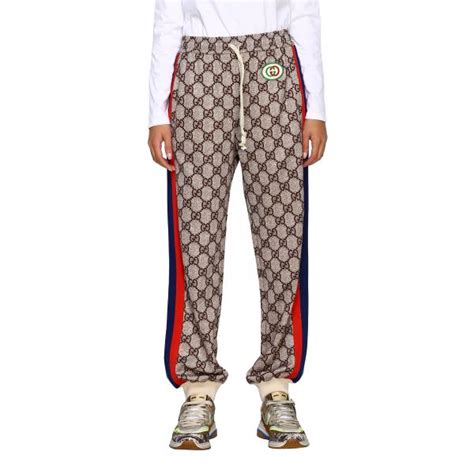 gucci drop crutch pants|gucci pants for women.